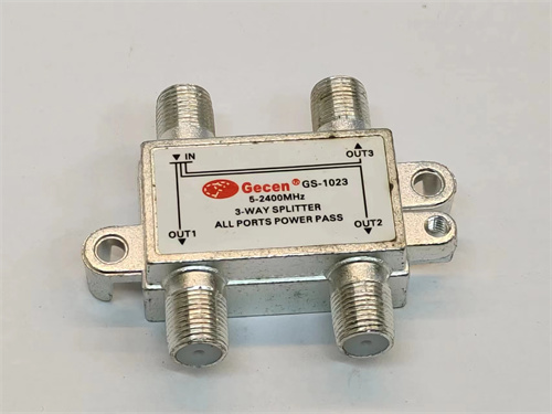 Gecen news Sat 3way Splitter3 road power splitter 47-2150 mhz satellite 3 dispenser